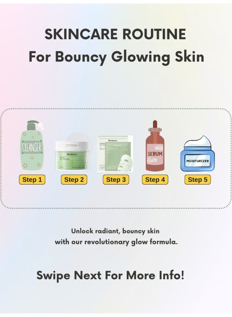 Biodance Sea Kelp Toner Pads & Refreshing Sea Kelp Deep Mask Set – Hydrating, Soothing Korean Skincare for Radiant Skin - Image 3